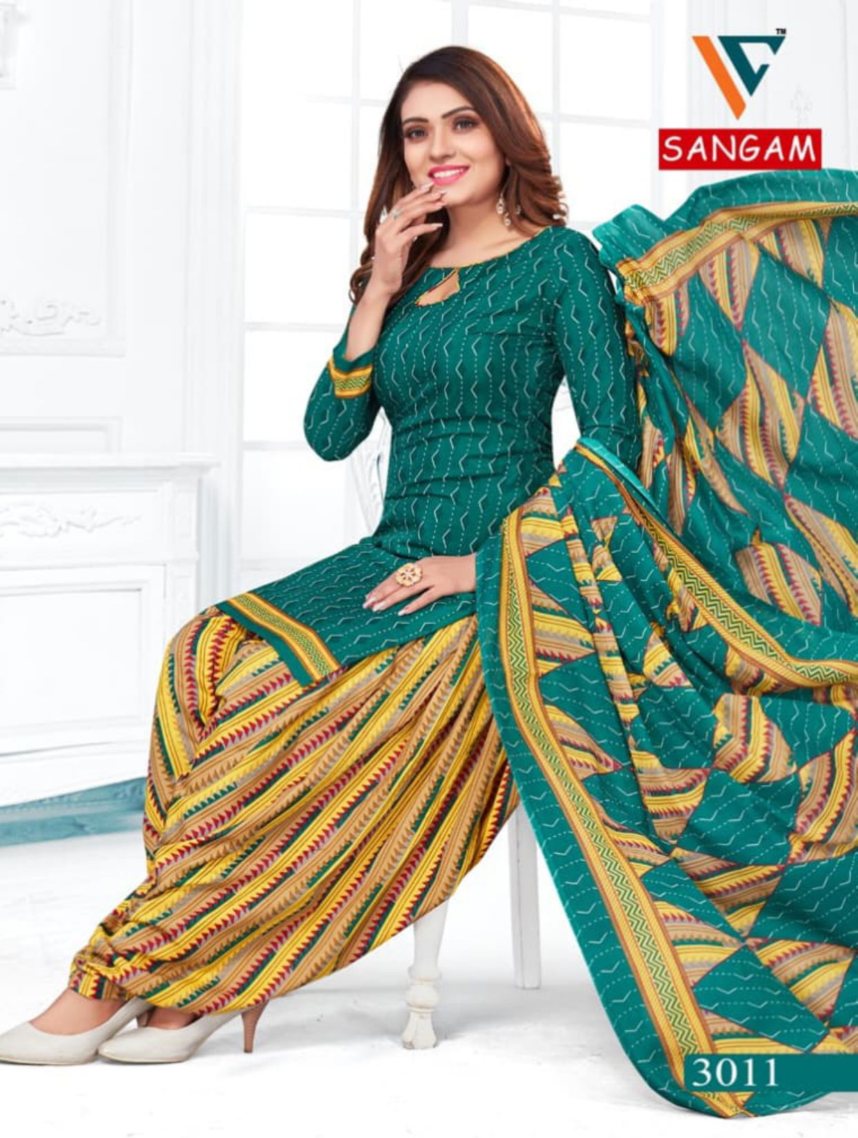 Vandana Sangam Vol 1 Regular Wear Wholesale Printed Cotton Dress Material